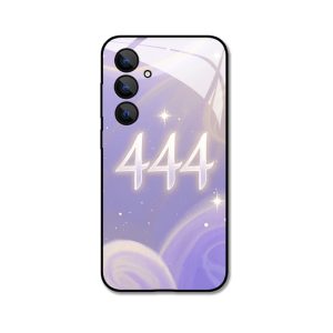 Elegante Galaxy S24 FE Hoesje met Spirituele Engelgetallen "444"
