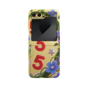 Geef je Galaxy Z Flip6 een Boost met het Kleurrijke 555 Hoesje voor Positieve Verandering
