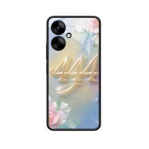 Redmi 13C 5G Hoesje met Glanzende Engelgetallen 444
