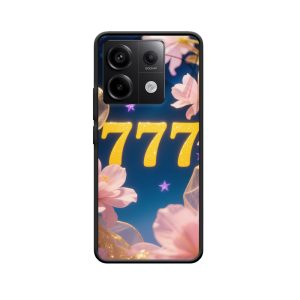 Redmi Note 13 Pro 5G Hoesje met Glanzende Engelgetallen 777​