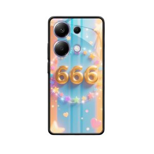 Stijl en Betekenis: Engelgetallen 666 Hoesje Redmi Note 13 Pro
