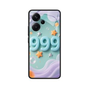 Redmi Note 13 Pro Plus 5G Hoesje met Engelengetal 999 vrolijke Speelse Magie