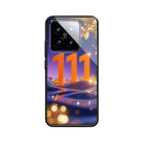 Xiaomi 14 Hoesje met Engelgetallen 111: Tech-Luxe en Sterrenmagie