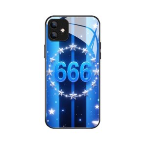 iPhone 11 Hoesje met Engelgetallen 666: Mystiek, Balance en Techno-Futurisme​