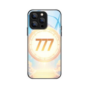 Stralend Geluk: De Engelgetallen 777-iPhone 11 Pro Max Glazen Case
