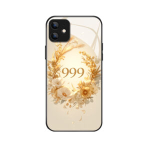 Elegantie en Bescherming: iPhone 12 Hoesje met Getal 999