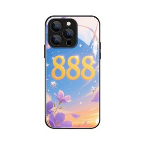Verlicht je Dag met de Betoverende Engelgetallen 888 op Ons iPhone 12 Pro Hoesje