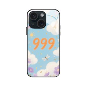 Voel je Vrolijk met de Betoverende Engelgetallen 999 op iPhone 13 Hoesje