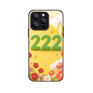 Breng Blijdschap en Hoop met de Sprankelende Engelgetallen 222 iPhone 13 Pro Max Hoesje