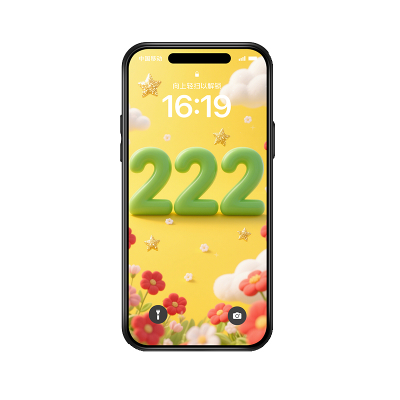 Breng Blijdschap en Hoop met de Sprankelende Engelgetallen 222 iPhone 13 Pro Max Hoesje - Afbeelding 3