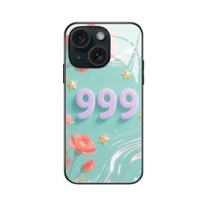 Dromerige iPhone 14 Hoesje met Engelgetallen "999"
