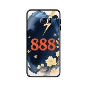 Breng geluk in je leven met het luxe 888 Hoesje voor Galaxy S6 Edge Plus