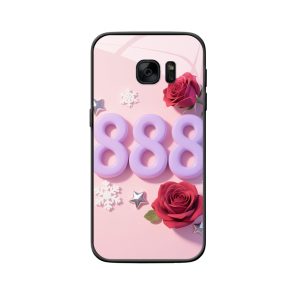 Een vleugje magie: Galaxy S7 hoesje met 888 en rozen