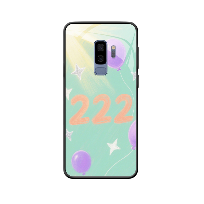 Vrolijke bescherming: Galaxy S9 Plus Hoesje met Engelgetallen 222