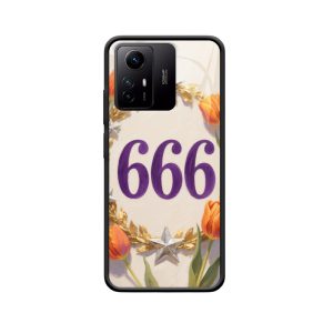 Redmi Note 12S Hoesje: Elegant Design met de Kracht van Engelgetallen 666