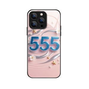 Stralend en Droomachtig de 555 Engelgetallen iPhone 13 Pro Max Hoesje