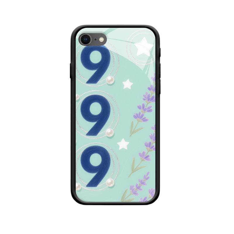 Engelgetallen 999: iPhone 8 Hoesje voor Elegantie en Groei