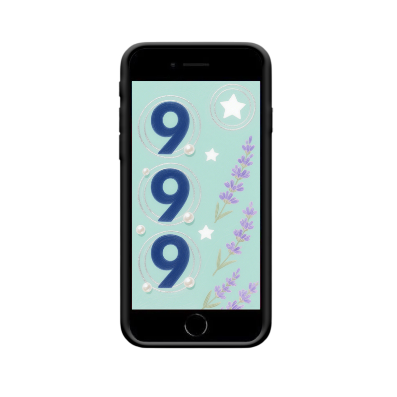Engelgetallen 999: iPhone 8 Hoesje voor Elegantie en Groei - Afbeelding 2