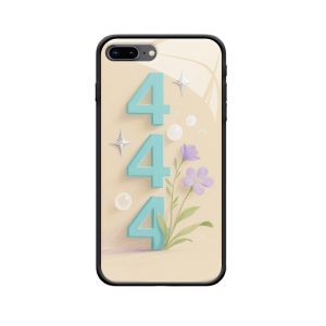 Laat je Smartphone Stralen met Engelgetallen 444 - iPhone 8 Plus Hoesje