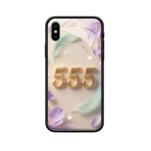 Een Droomwereld van Engelgetallen 555 met het iPhone X Hoesje