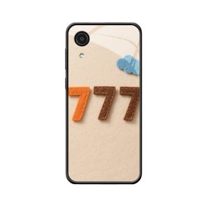 Galaxy A03 Core Hoesje met de Betekenis van Engelgetallen 777 – Een Geluksbrenger