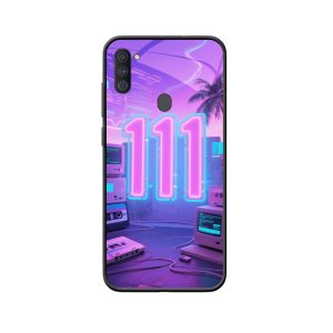 Engelgetallen 111 Galaxy A11 Hoesje: Neonstijl en Inspiratie