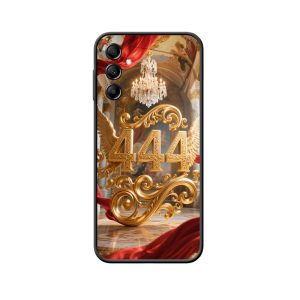 Koninklijke stijl met Galaxy A14 hoesje & Engelgetallen 444