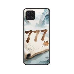 Galaxy A22 4G Hoesje vol zen: Engelgetallen 777