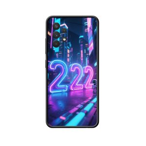 Futuristisch en spiritueel: Galaxy A32 Hoesje Engelgetallen 222