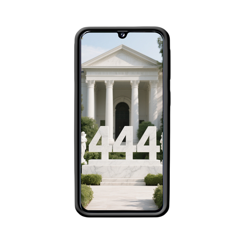 Ontdek de Heilige Pracht van de Galaxy A40 Hoesje met Engelgetallen 444 - Afbeelding 2