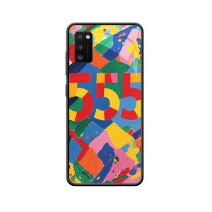 Galaxy A41 Hoesje met Engelgetallen 555: Bold Brushes en 555 voor een Visual Feest