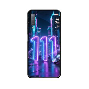 Stedelijke Technologie met Engelgetallen 111: Galaxy A7 (2018) Hoesje