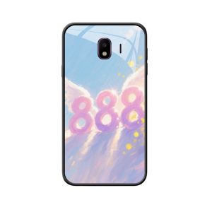 Galaxy J4 Hoesje dat schittert met Engelgetallen 888