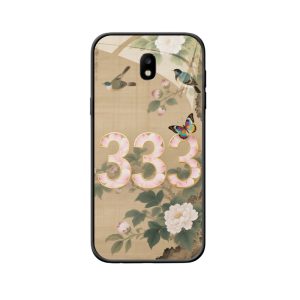 Betoverende Bloemenpracht met Engelgetallen 333: Galaxy J7 (2017) Hoesje
