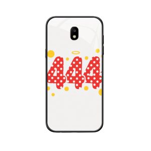 Speelse Vrolijkheid: Galaxy J7 Pro Hoesje met Engelgetallen 444