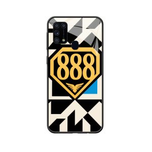 Galaxy M31 Hoesje met 888 Badge: Een Strakke en Mystieke Stijl