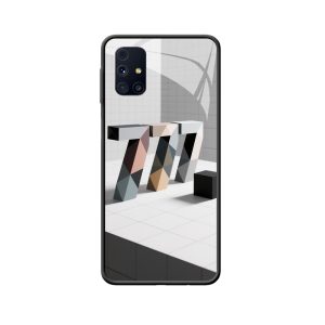 Geometrische Pracht: Galaxy M31s Hoesje met Engelgetallen 777