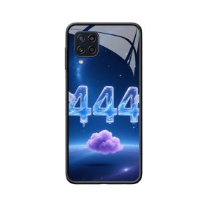 Galaxy M32 4G Hoesje met Engelgetallen 444: Kristalheldere Mystiek