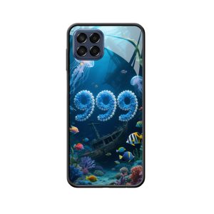 Galaxy M33 5G Hoesje met 999 Juweel: Diepzeeromantiek Onderwater