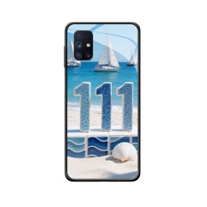 Galaxy M51 Hoesje met Engelgetallen 111 Sereniteit: Zomerse Schelpenstranden