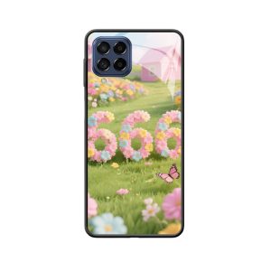 Betoverende Bloesem: Galaxy M53 5G Hoesje met Engelgetallen 666