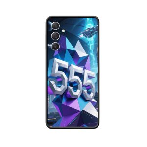 Futuristische Glorie: Galaxy M54 5G Hoesje met Engelgetallen 555