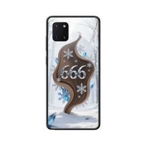 Galaxy Note 10 Lite Hoesje met 'Engelgetallen 666': Betoverend Winterlandschap