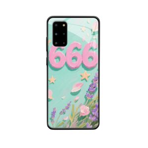Galaxy S20 Plus Hoesje met Artistieke Flair en Engelgetallen 666