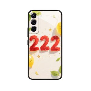 Galaxy S22 Plus Hoesje Geïnspireerd op Engelgetallen 222 en Kinderlijke Vreugde