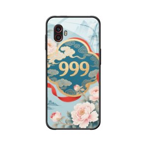Galaxy Xcover 6 Pro Hoesje met Oosters ontwerp en Engelgetallen 999