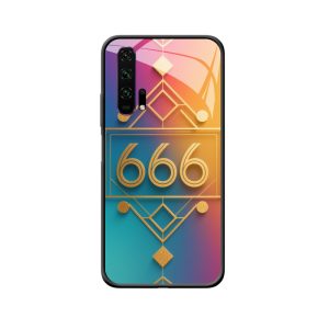 Honor 20 Pro Hoesje: Artistieke Pracht met Engelgetallen 666