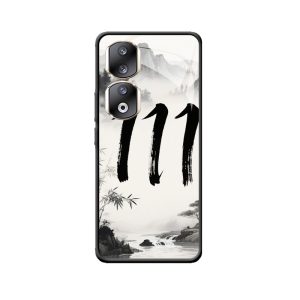 Honor 90 Pro Hoesje: De verwevenheid van Engelgetallen 111 in Chinese inktlandschappen