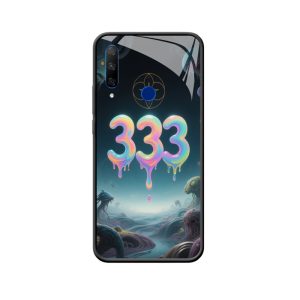Honor 9X Hoesje: Neon Dans van Engelgetallen 333