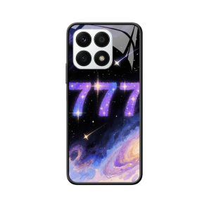 Honor X8A Hoesje: Engelgetallen 777 in Magische Sterrennachten